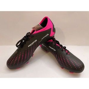 Adidas Predator Accuracy.3 L FG Men’s Size 8.5 Soccer Cleats Black Pink -NEW